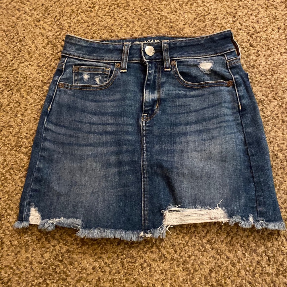 American Eagle High Waisted Denim Skirt